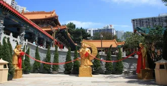 Hong Kong Che Kung temple Ngong Ping  Peak Tram  - ทัวร์ฮ่องกง วัดแชกงหมิว นั่งกระเช้านอนปิง รถรางพีคแทรม 