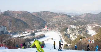 Korea Seoul Ski Resort Gangwon-Do Winter - ทัวร์เกาหลี โซล เล่นลานสกี รีสอร์ทคังวอนโด ท้าความหนาว (อิสระ 1 วัน)