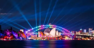 Australia Sydney Vivid Festival - ทัวร์ออสเตรเลีย ซิดนีย์ เทศกาลแสง สี เสียง 