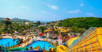 South Vietnam Phu Quoc Aquatopia Water Park - ทัวร์เวียดนามใต้ ฟูก๊วก สวนน้ำ สวนสนุก 