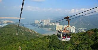 Hong Kong Zhuhai The Lovers Road - ทัวร์ฮ่องกง จูไห่ กระเช้าลอยฟ้าชมวิวยอดเขา ถนนคู่รัก